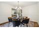 Charming dining room with a round table, stylish chairs, and ample lighting, ideal for intimate meals and gatherings at 1155 Melrose Dr, Rock Hill, SC 29732