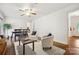 Bright living room with hardwood floors, complemented by natural light and neutral-toned walls at 1155 Melrose Dr, Rock Hill, SC 29732