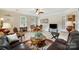 Comfortable living room with plush seating, decorative rugs, and natural light through the windows at 1155 Melrose Dr, Rock Hill, SC 29732