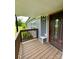 Cozy front porch with a decorative wooden door, offering a welcoming entrance to the home at 117 Autumn Woods Dr, Kings Mountain, NC 28086