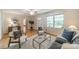 Cozy living room featuring hardwood floors, natural light, and stylish furnishings at 1188 Rainbow Cir, Catawba, SC 29704