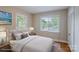 Bedroom with large windows providing bright natural light at 1401 Hillwood Ct, Charlotte, NC 28210