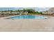 Outdoor community swimming pool with black fencing and surrounding houses at 2317 Trollinger Dr, Catawba, NC 28609
