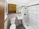 Updated bathroom featuring tile shower and flooring, as well as a sink, toilet, and vanity at 271 Nc 16 N Hwy, Taylorsville, NC 28681