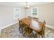 A dining room with hardwood furniture, and a chandelier at 271 Nc 16 N Hwy, Taylorsville, NC 28681