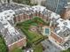 An inviting condo with a central courtyard, pool, and well-maintained landscaping for leisure and relaxation at 300 W 5Th St # 339, Charlotte, NC 28202