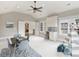 Bright bonus room featuring a vaulted ceiling, wet bar, and a cozy nook with a teepee at 3032 Kings Manor Dr, Matthews, NC 28104
