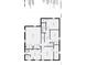 Detailed second floor architectural floor plan at 309 Sain Rd, Statesville, NC 28625