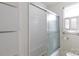 Traditional bathroom with white subway tile, tub, shower, and convenient grab bar at 441 Jackson St, Rock Hill, SC 29730