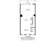 Second floor plan shows the living room, kitchen, dining area and bath at 5060 Harrowsmith Ln, Charlotte, NC 28204