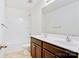 This bathroom features a double vanity, toilet, and shower at 5311 Oakdale Ridge Rd, Charlotte, NC 28216