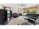 Living room featuring a fireplace and large windows at 6229 Sid Crane Dr, Charlotte, NC 28216