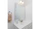 Bathroom featuring a large mirror over the sink and vanity, as well as towel hooks at 679 Cape Fear St, Fort Mill, SC 29715
