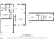 Detailed floor plan showcasing the layout of the home, including the bedrooms, living spaces, and kitchen at 679 Cape Fear St, Fort Mill, SC 29715