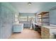 Storage room with built-in shelving and ample space at 6900 Ridge Lane Rd, Charlotte, NC 28262