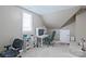 Neutral home office with a desk and chairs, providing ample space for work or study at 8409 Olde Stonegate Ln, Mint Hill, NC 28227