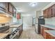 Well-equipped kitchen with granite countertops, stainless steel appliances, and ample cabinetry at 1245 Forest Ridge Rd, Bessemer City, NC 28016