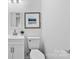 Charming bathroom featuring a modern vanity with neutral walls, creating a clean, inviting space at 1377 Beagle Run, Salisbury, NC 28146
