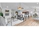 Spacious open-concept featuring living room, kitchen, and dining areas perfect for entertaining at 1377 Beagle Run, Salisbury, NC 28146