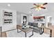 Open-concept living area flows seamlessly into the kitchen, creating a welcoming and functional space at 1377 Beagle Run, Salisbury, NC 28146