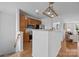 Well-equipped kitchen boasts stainless steel appliances, wooden cabinets, and an open-concept design at 1556 Walnut View Dr, Charlotte, NC 28208