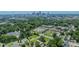 Expansive aerial view showcasing the cityscape and surrounding lush green landscape at 2021 Charlotte Dr, Charlotte, NC 28203