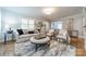 Stylish living room featuring a neutral color palette, area rug, and comfortable seating for relaxation at 2021 Charlotte Dr, Charlotte, NC 28203