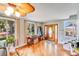 Welcoming foyer with hardwood floors, large windows, and a stylish front door creating a great first impression at 211 Drive Inn Rd, Locust, NC 28097