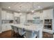 Spacious kitchen with an island, stainless steel appliances, and ample cabinet space at 2593 Las Brisas Ln, Denver, NC 28037