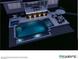 Aerial view of a backyard pool at twilight featuring an outdoor living space and lighting at 2593 Las Brisas Ln, Denver, NC 28037