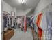 Large walk-in closet with ample shelving and storage space at 2593 Las Brisas Ln, Denver, NC 28037