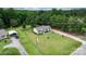 Aerial view of the property showcasing the home's exterior and large yard at 2843 Hopewell Church Rd, Sherrills Ford, NC 28673