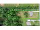 Aerial view of a private property featuring a single-Gathering home with spacious lot and surrounded by lush trees at 2843 Hopewell Church Rd, Sherrills Ford, NC 28673