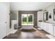 Inviting main bathroom with soaking tub, glass shower, and sinks, and modern cabinets at 326 Teeter Rd, Mooresville, NC 28115
