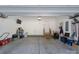 Two car garage with door to the outside, and additional space for storage or a workshop at 4117 Sunset Ridge Dr, Rock Hill, SC 29732