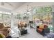 Bright sunroom with expansive windows, comfortable seating, and a relaxing atmosphere at 5002 Samoa Ridge Dr, Lancaster, SC 29270