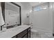 Bright bathroom features a white sink and vanity with a tub and shower combination at 536 Spring Landing Dr, Rock Hill, SC 29730