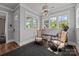 Cozy sitting area with lots of natural light, neutral paint, and hardwood floors at 536 Spring Landing Dr, Rock Hill, SC 29730