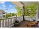 Covered porch offers a seating area with neighborhood views, perfect for relaxing outdoors at 536 Spring Landing Dr, Rock Hill, SC 29730