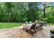 Backyard patio with dining and lounge furniture, creating a comfortable outdoor space for relaxation at 625 S Magnolia St, Mooresville, NC 28115
