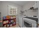 Well-lit laundry room with modern appliances and ample storage at 635 Timberlane Trl, Salisbury, NC 28147