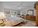 Spacious main bedroom with hardwood floors and access to the outdoor balcony at 635 Timberlane Trl, Salisbury, NC 28147
