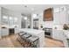 Gourmet kitchen boasting custom cabinetry, a large center island, stainless steel appliances, and wood accents at 790 Herrons Ferry Rd, Rock Hill, SC 29730