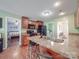 Well-equipped kitchen with stainless steel appliances, breakfast bar, and modern countertops at 1060 S Lentz Harness Shop Rd, Mount Pleasant, NC 28124