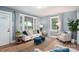 Comfortable living room with stylish furnishings and natural light streaming through large windows at 143 Hallman St, Cherryville, NC 28021