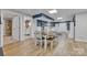 Spacious basement with dining area, recessed lighting, and easy access to the nearby bathroom at 1747 30Th Avenue Ne Dr, Hickory, NC 28601