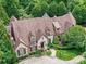 Gorgeous aerial view of a sprawling estate with lush landscaping at 2240 La Maison Dr, Charlotte, NC 28226