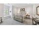 Charming bedroom with neutral walls, plush carpet, and a cozy window seat at 2240 La Maison Dr, Charlotte, NC 28226