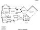 Detailed first floor plan of the home with room dimensions at 2240 La Maison Dr, Charlotte, NC 28226