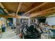 Unfinished basement space with visible utilities, a concrete foundation, and ample storage potential at 2314 Winding Oaks Trl, Waxhaw, NC 28173